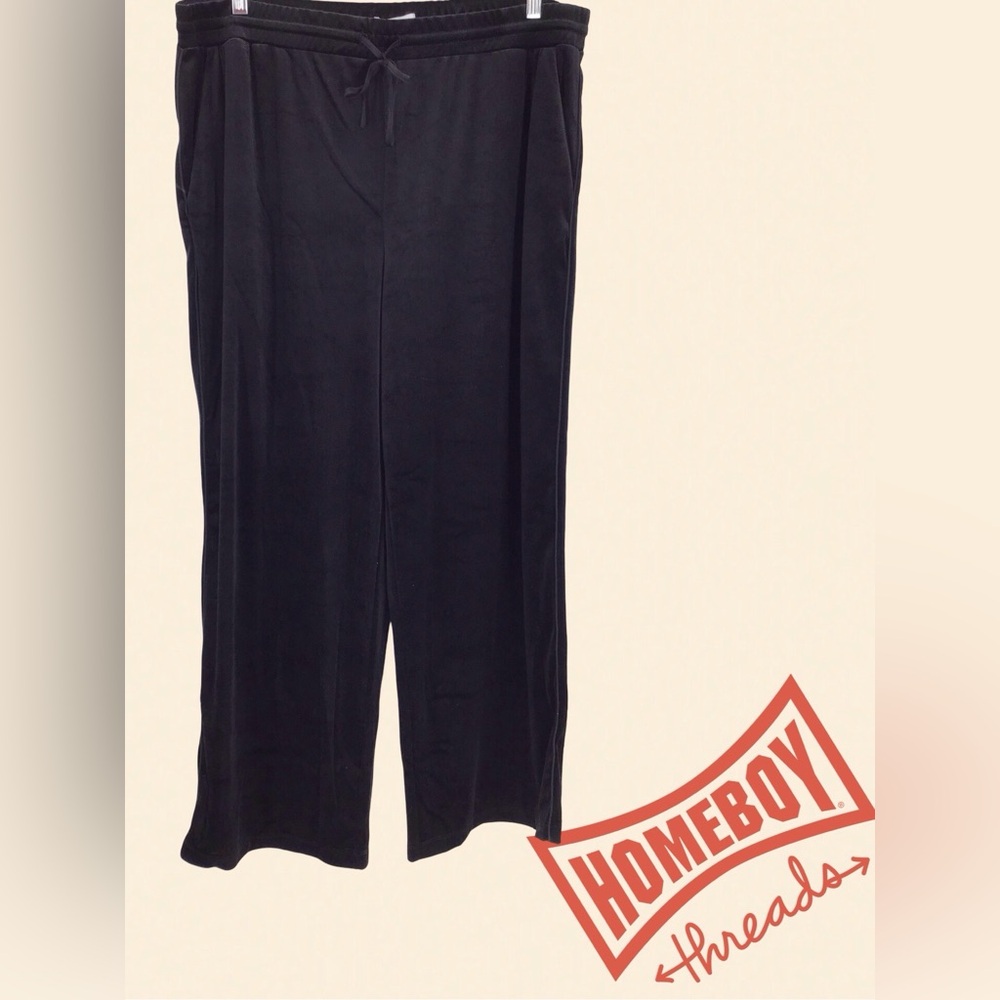 NWT Ava & Viv Black Joggers Comfortable Sweatpants Size-1X